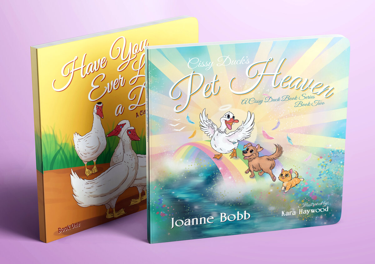 Cissy Duck Books: brand identity system · book design · website