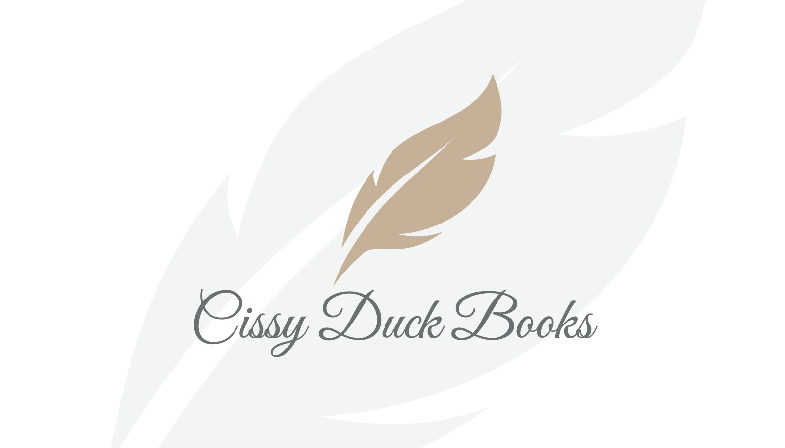 Cissy Duck Books business card, front