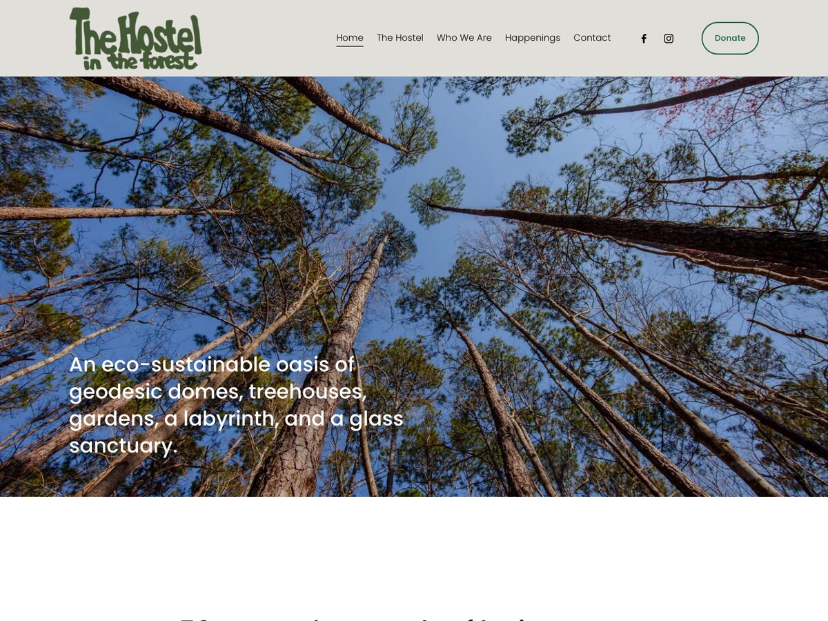 The Hostel in the Forest: website