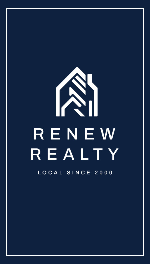 Renew Realty business card, front