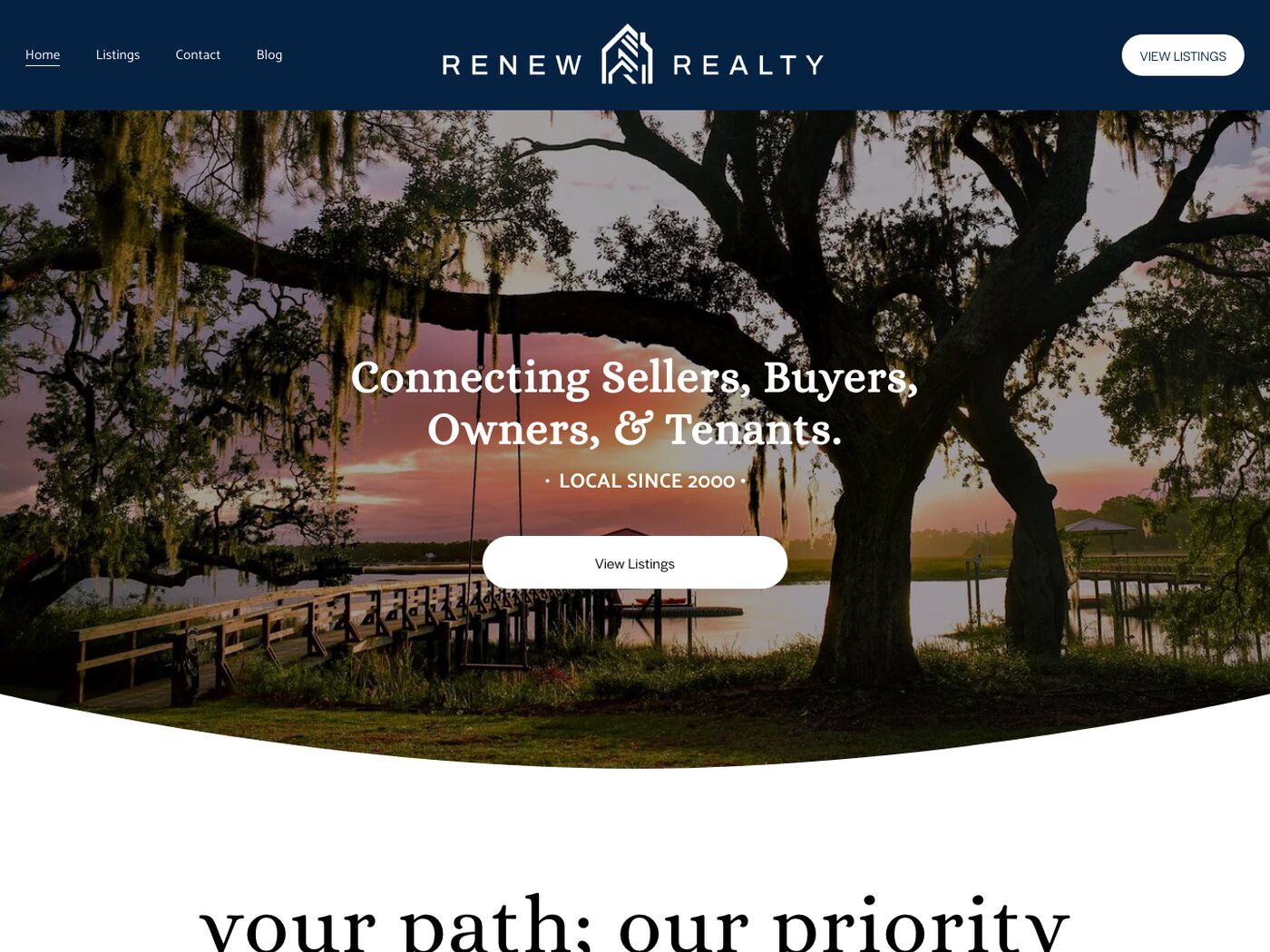 renewrealtysc.com homepage