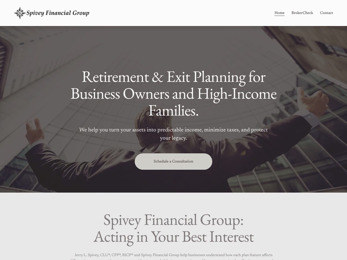 Spivey Financial Group: website