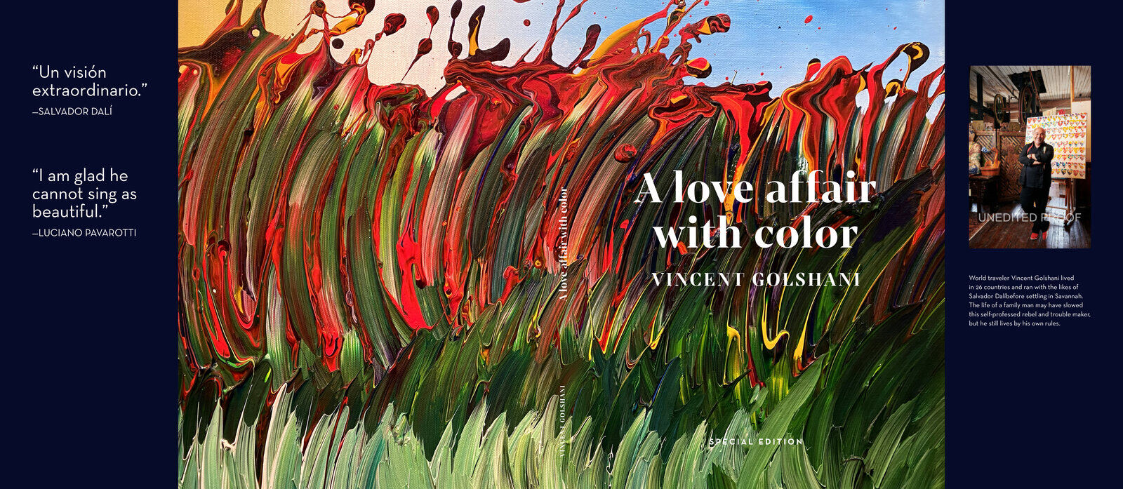 A Love Affair with Color, full cover
