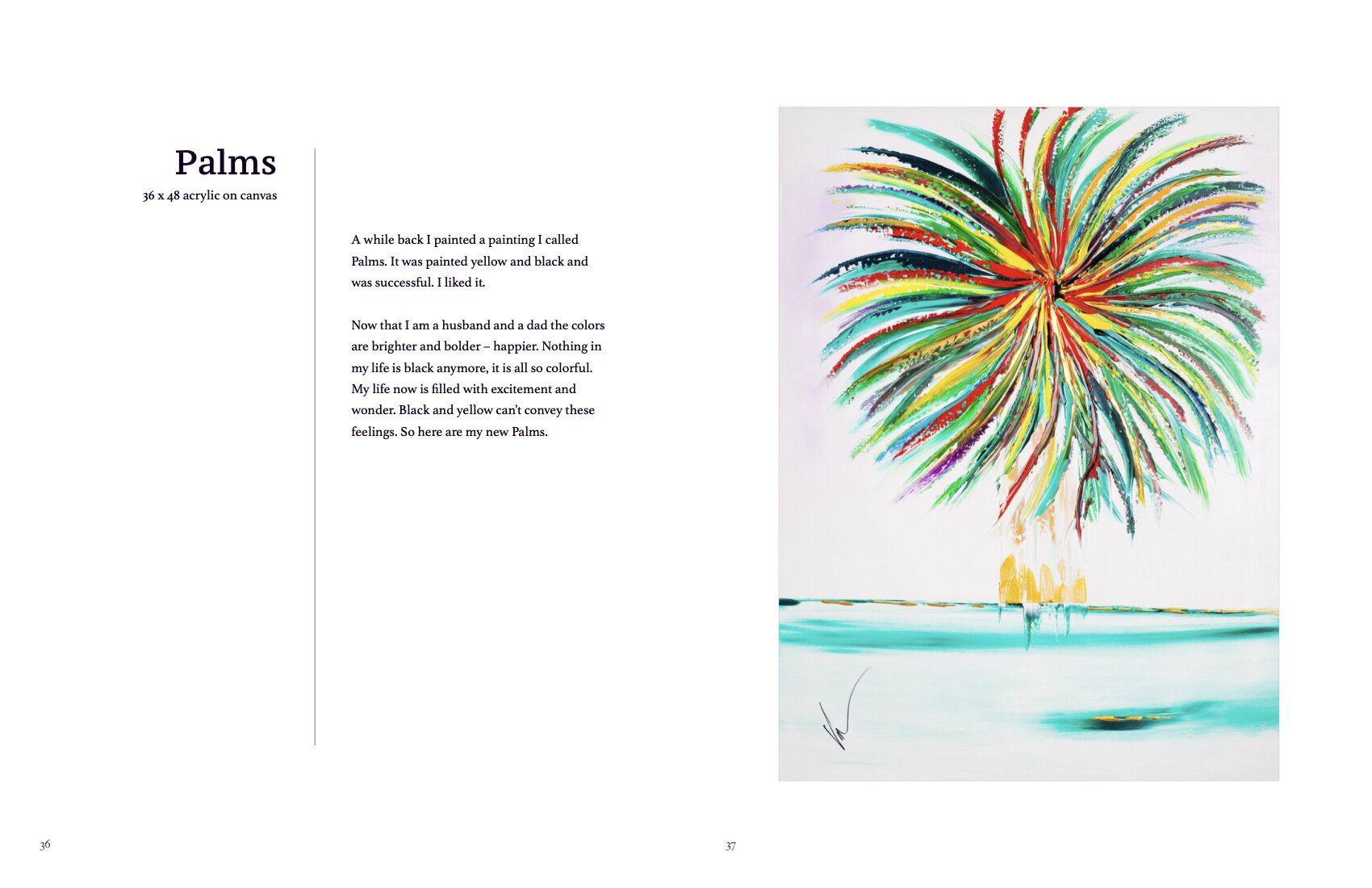 Interior spread: Palms